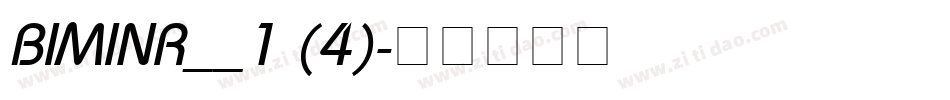 BIMINR__1 (4)字体转换